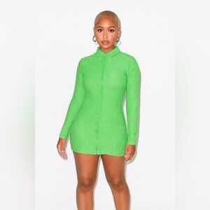 Princess Polly Green Mini Dress